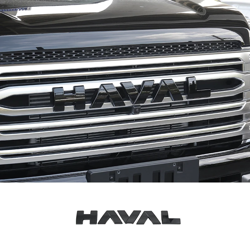 

Для Great Wall Haval H9 2th 2024 2025 3D наклейка из АБС-пластика, передняя эмблема автомобиля, наклейки, черный значок, логотип, эмблема, крышка, Стайлинг автомобиля