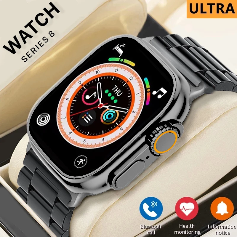 

2022 Smart Watch Women 1:1 Series Ultra 8 2.02Screen Bluetooth Call Heart Rate Blood Pressure Men Smartwatch for Apple Watch