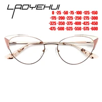cat eye glasses frame womens eyeglasses frames luxury female optical prescription eyewear anti blue light myopia glasses 2022