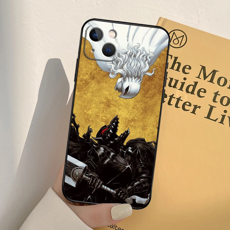 Аниме Чехол Berserk для iPhone 13 12 11 Pro Max Mini XR X XS MAX 6S 7 8 Plus SE 2020 2022 чехол телефона |
