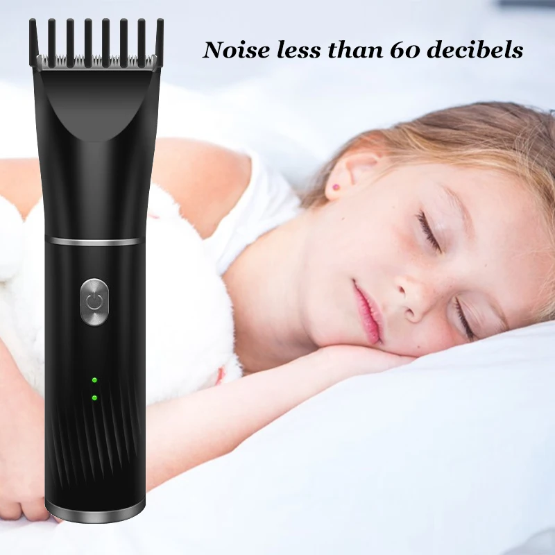 

Barber Shop Professional Hair Cutting Machine Latest Men Home Silent Beard Trimmer Adult Children USB Electric Hair Clipper