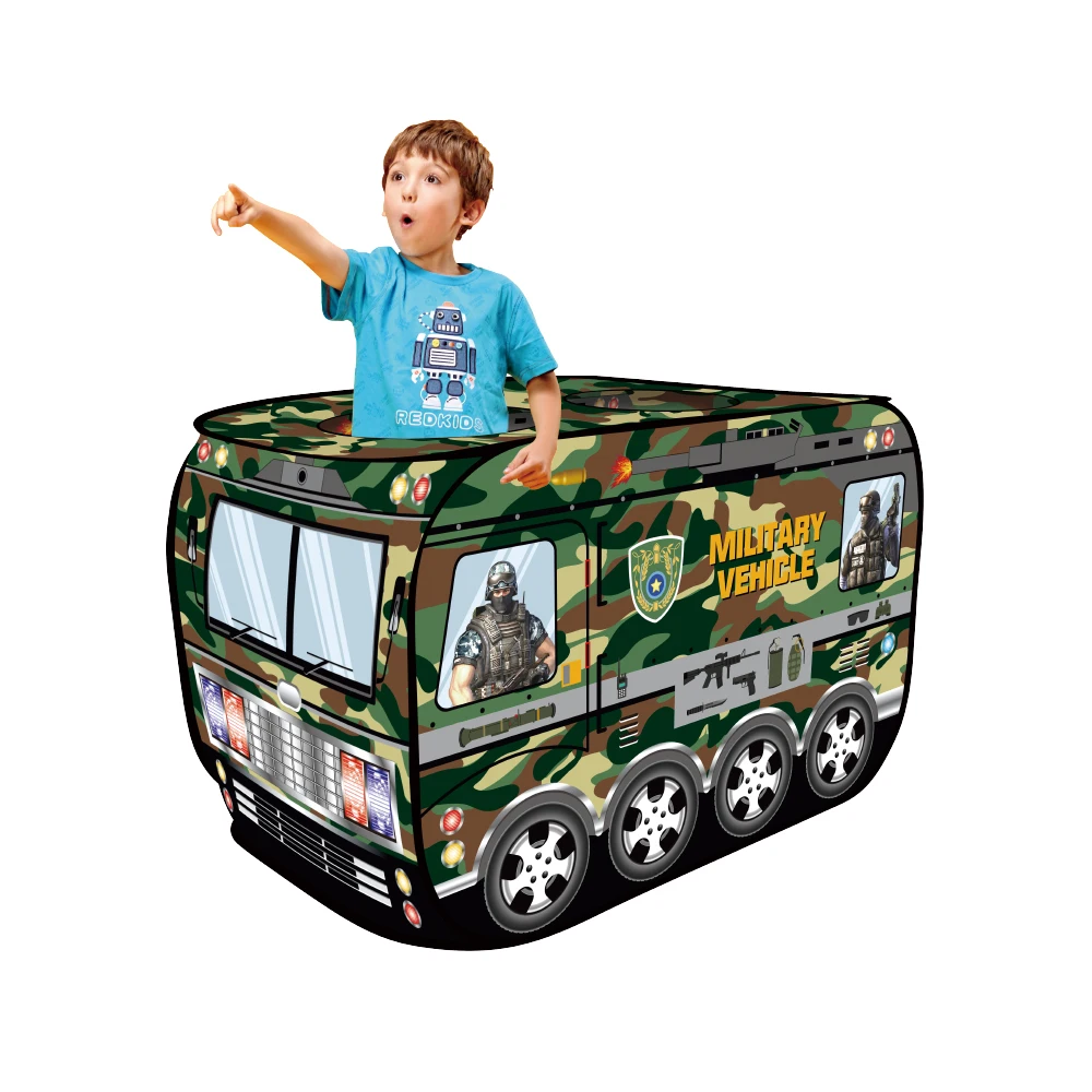 

Child play tent military vehicle for children play tent for boys and girls outdoor activities Indoor