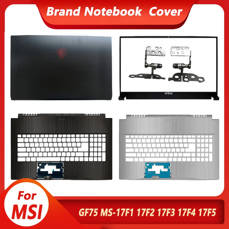 Новая задняя крышка ЖК-дисплея/Передняя панель/петли/Упор для рук верхняя Нижняя