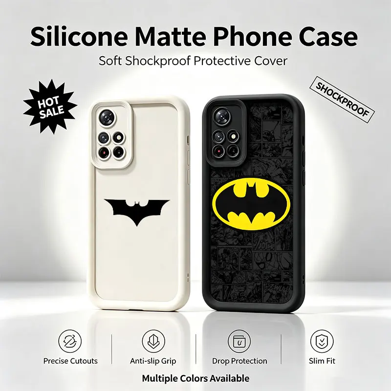 Фото Противоударный чехол для телефона B-Batmans Hero для Xiaomi Redmi Note 8 9S 10S 11 Pro Plus 12S 13 Pro+ 14S 15 Pro Plus №1