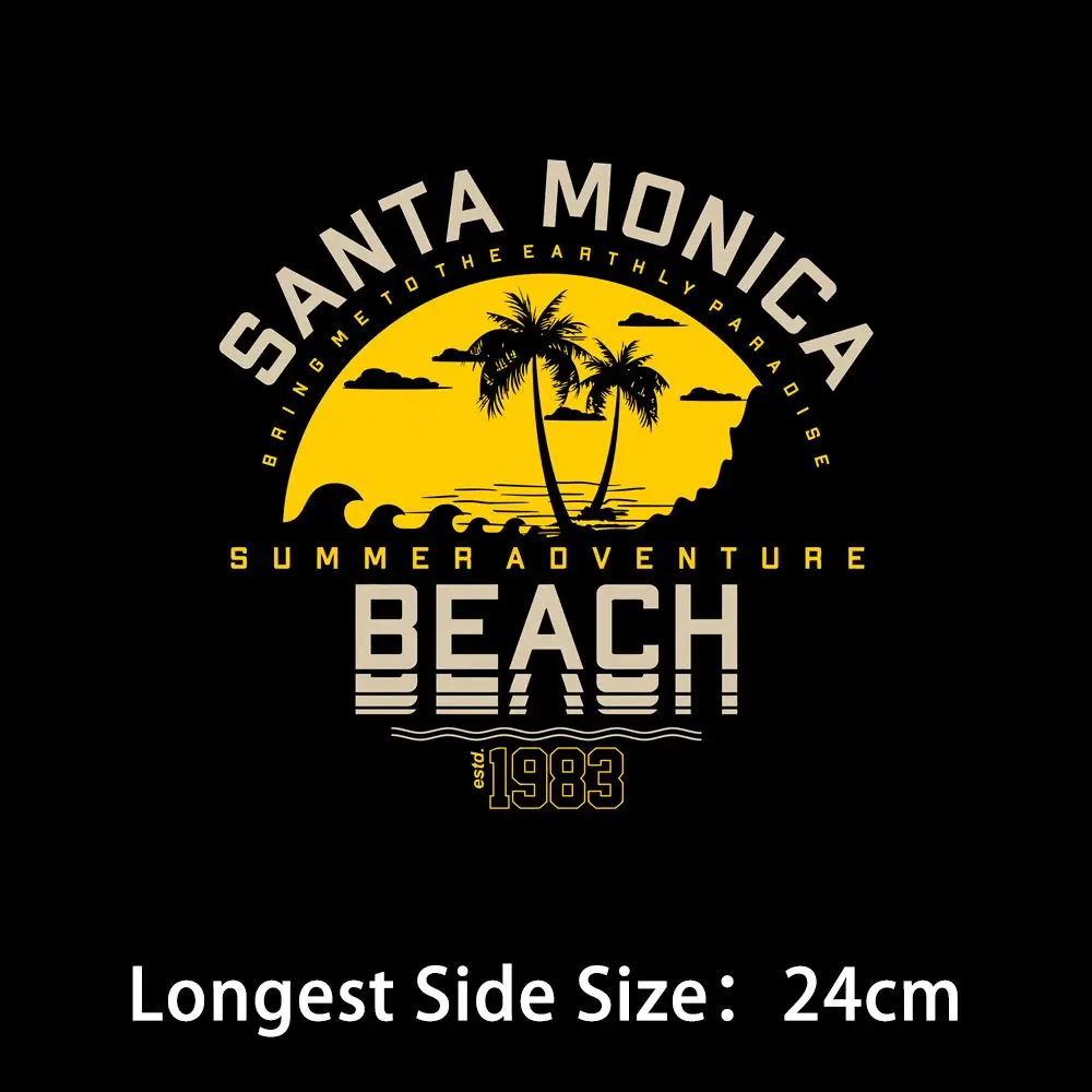 Термопрессионная самоклеящаяся наклейка с калифорнийским текстом для