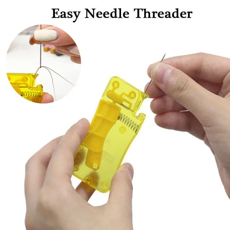 

1 Pcs Sewing Needle Threader Thread Tool Threader Elderly Guide Needle Easy Device Automatic Thread Sewing Supplies Sewing Tool