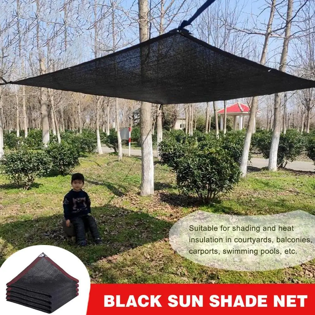 

Black Sunshade Net Anti-UV Camping For Garden Patio Swimming Pool Shade Outdoor Sun Shade Plant Shading Agriculture Sunshade Net