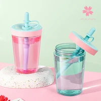 akaw suction cup portable cup drinking cup plastic large capacity portable cup