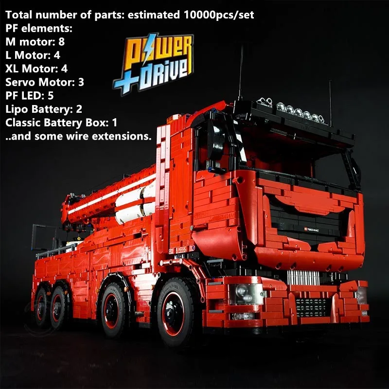 

2019 New MOC RC Motor Power Functions Tow Truck MKII Fit LeGINGlys es MOC-29848 Kits Building Blocks Bricks Diy Toy Gift