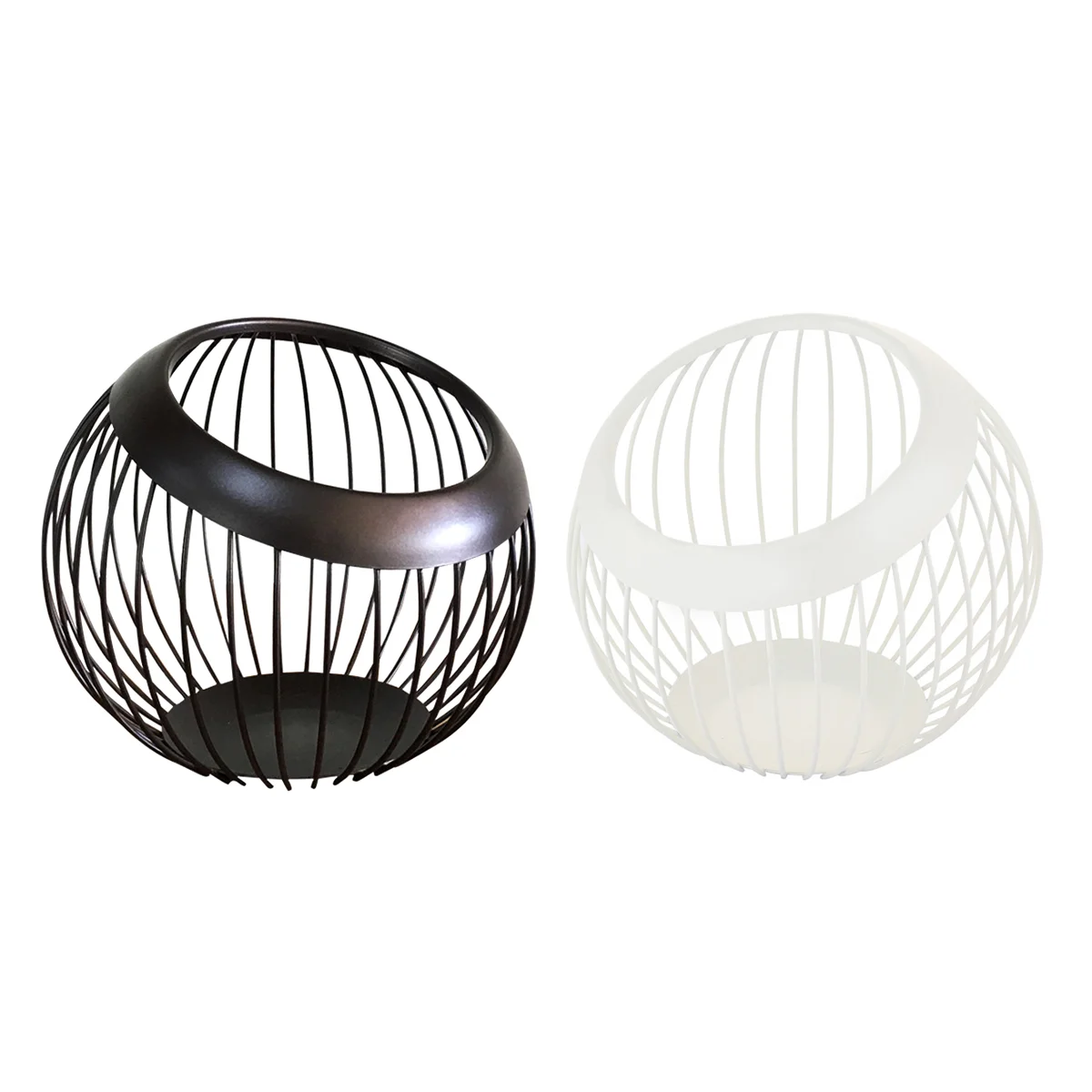 

2pcs Espresso Pod Basket Coffee Pod Storage Basket Hollow Snack Fruit Basket