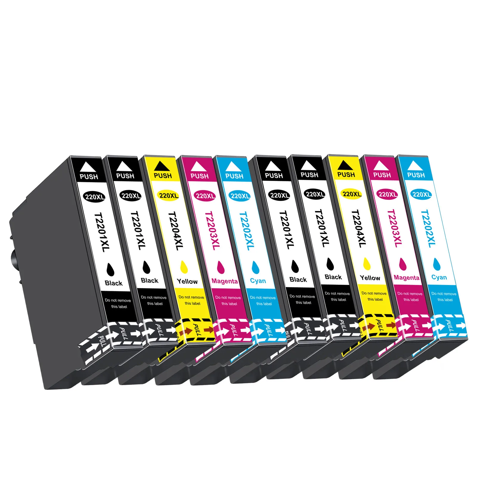 

10 шт., картриджи для принтера Epson 220 / 220XL