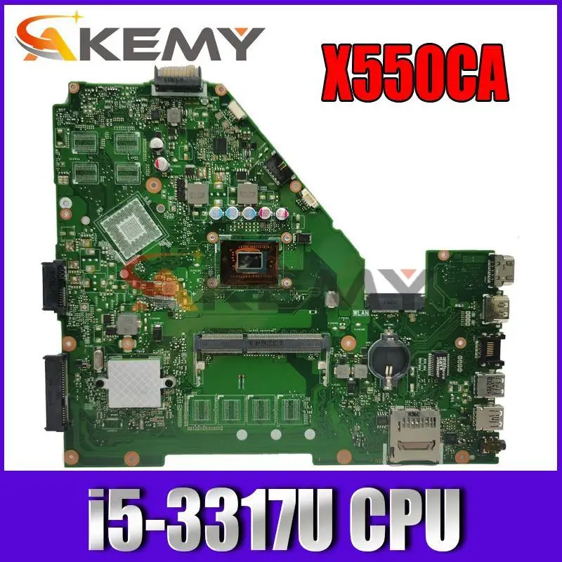 

Материнская плата X550CA для ноутбука Asus X550CA X550CC X550CL R510C Y581C X550C X550, протестированная оригинальная материнская плата, ОЗУ 0 ГБ, i5 ЦП, 100% работает