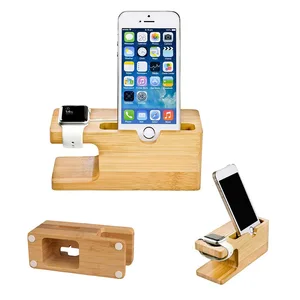 Charging Dock for Apple Watch Phone Stand Station Wood Base Charger Holder for Apple Watch IWatch IP in India