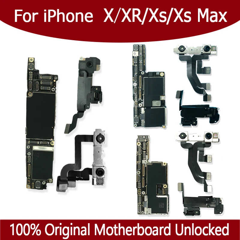 

Бесплатная доставка Материнская плата для iPhone X XR X S XS Max с распознаванием лица 64 Гб 128 ГБ 256 ГБ логическая плата 100% оригинальная разблокирован...