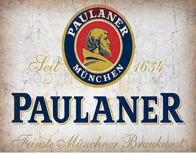 Paulaner пивной немецкий паб металлический жестяной знак плакат настенный налет |