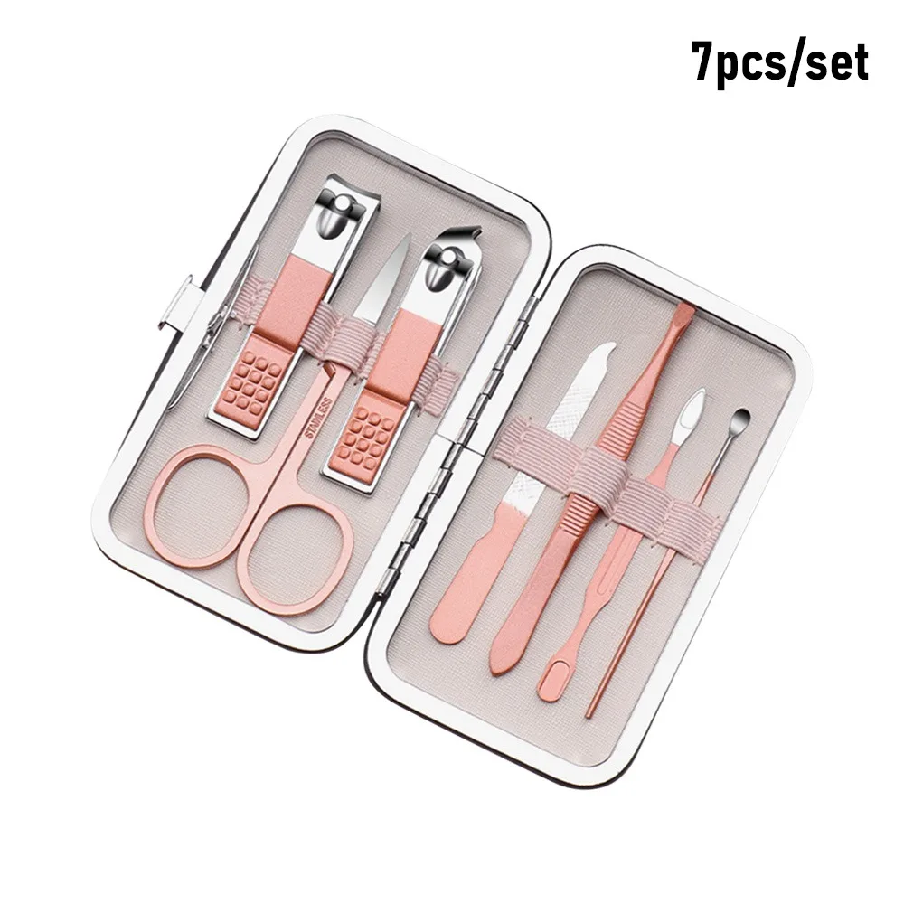 Машинка для стрижки ногтей из нержавеющей стали маникюрный набор инструменты