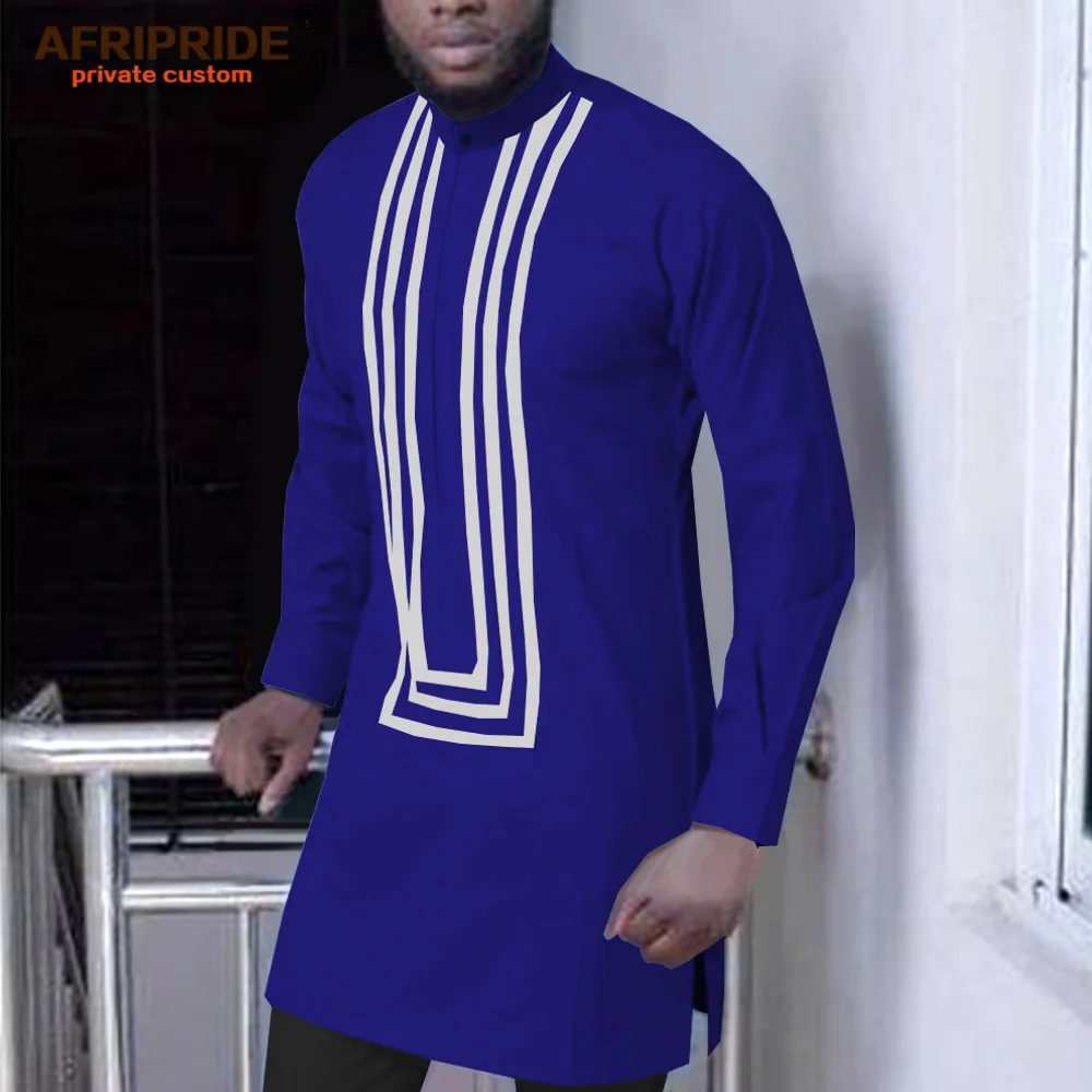 African Clothing for Men Dashiki Coats Long Jacket Slim Fit Outfit Tribal Outwear Plus Size Ankara Attire AFRIPEIDE A1914010