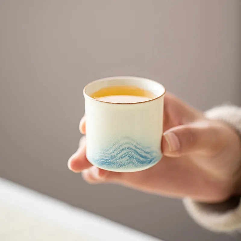 Керамический Чайный Сервиз С Градиентом Цвета Чайные Аксессуары В Китайском