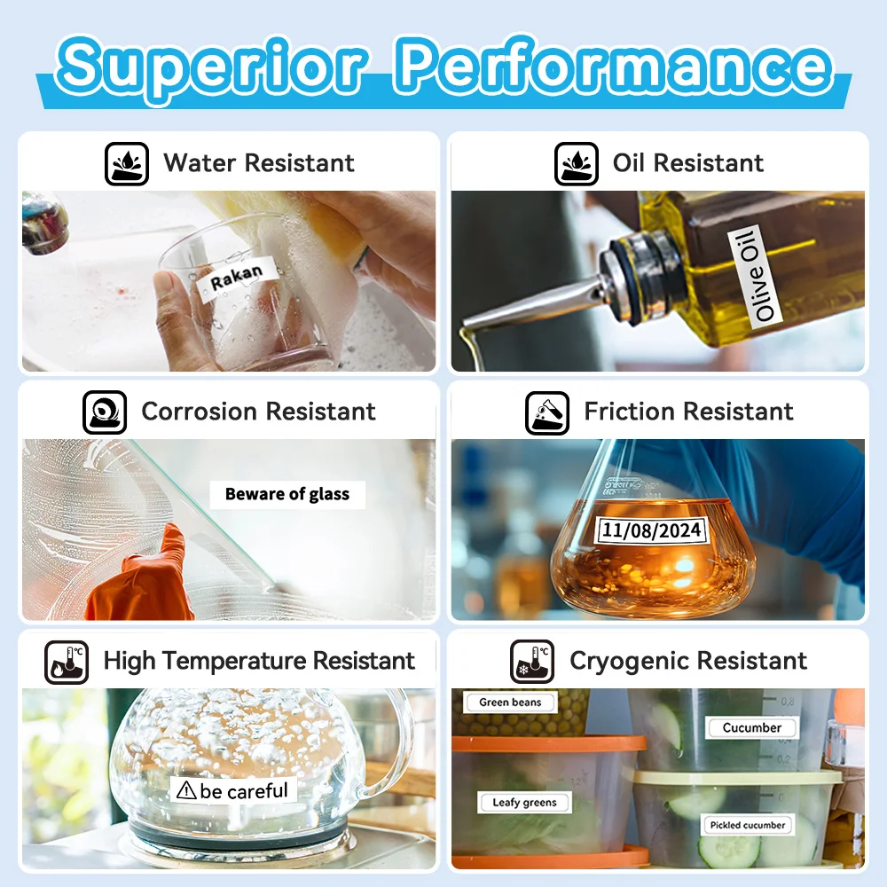 6/9/12/18/24 мм TZe-231 Совместимая лента для этикеток Brother TZe-241 TZe-251 TZe-335 принтера P-touch PT-D200