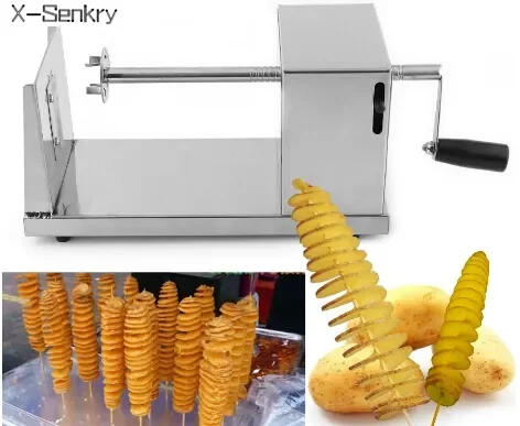 

Tornado Potato Cutter Machine Spiral Cutting Machine Chips Machine Kitchen Accessories Cooking Tools Chopper Potato Chip Peeler