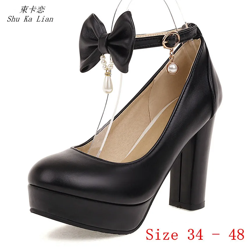 

Туфли-лодочки женские на платформе и высоком каблуке, размеры 34 - 48