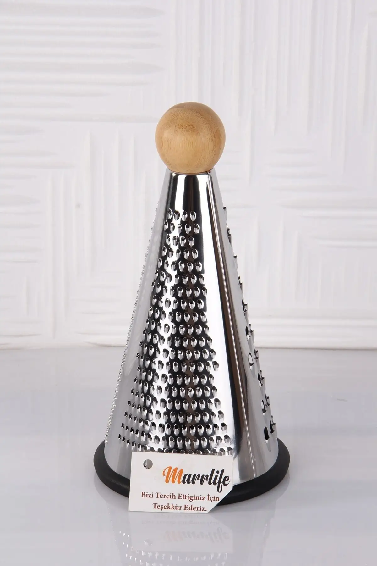 

Bamboo Handle Steel Grater 26 Cm