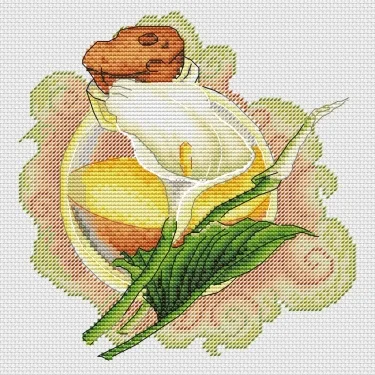

bottle series - Calla Lily 29-29 Cross Stitch Kit Packages Counted Cross-Stitching Kits New Pattern Cross stich unPainting Set