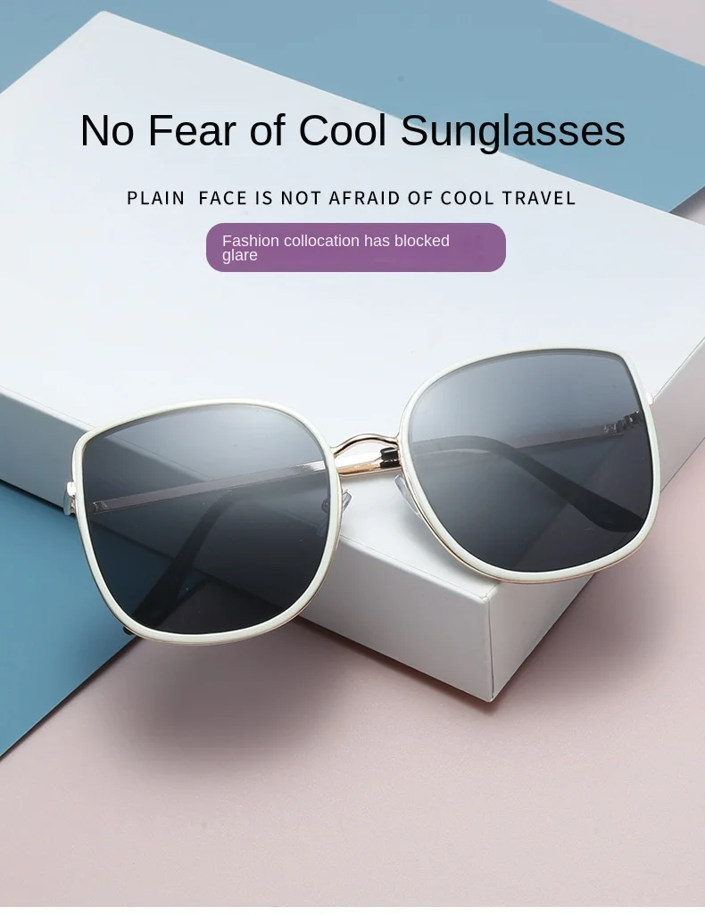 Поп-солнцезащитные очки для путешествий индивидуальные металлические