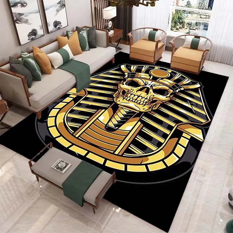 

Egyptian Pharaohs Historical Rugs Living Room Soft Bathroom Mats Room Decor Rugs Bedroom Door Mats Area Rugs for Extra Cushions