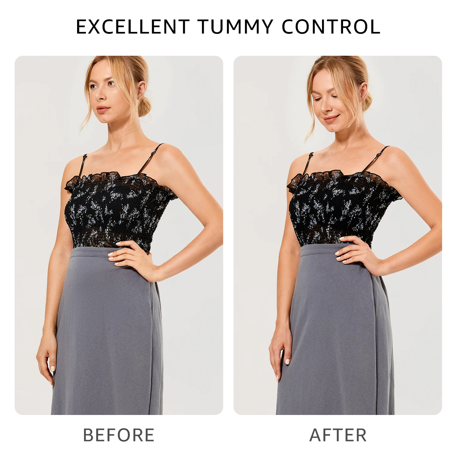 Женские трусики с высокой талией для коррекции живота бесшовное корректирующее