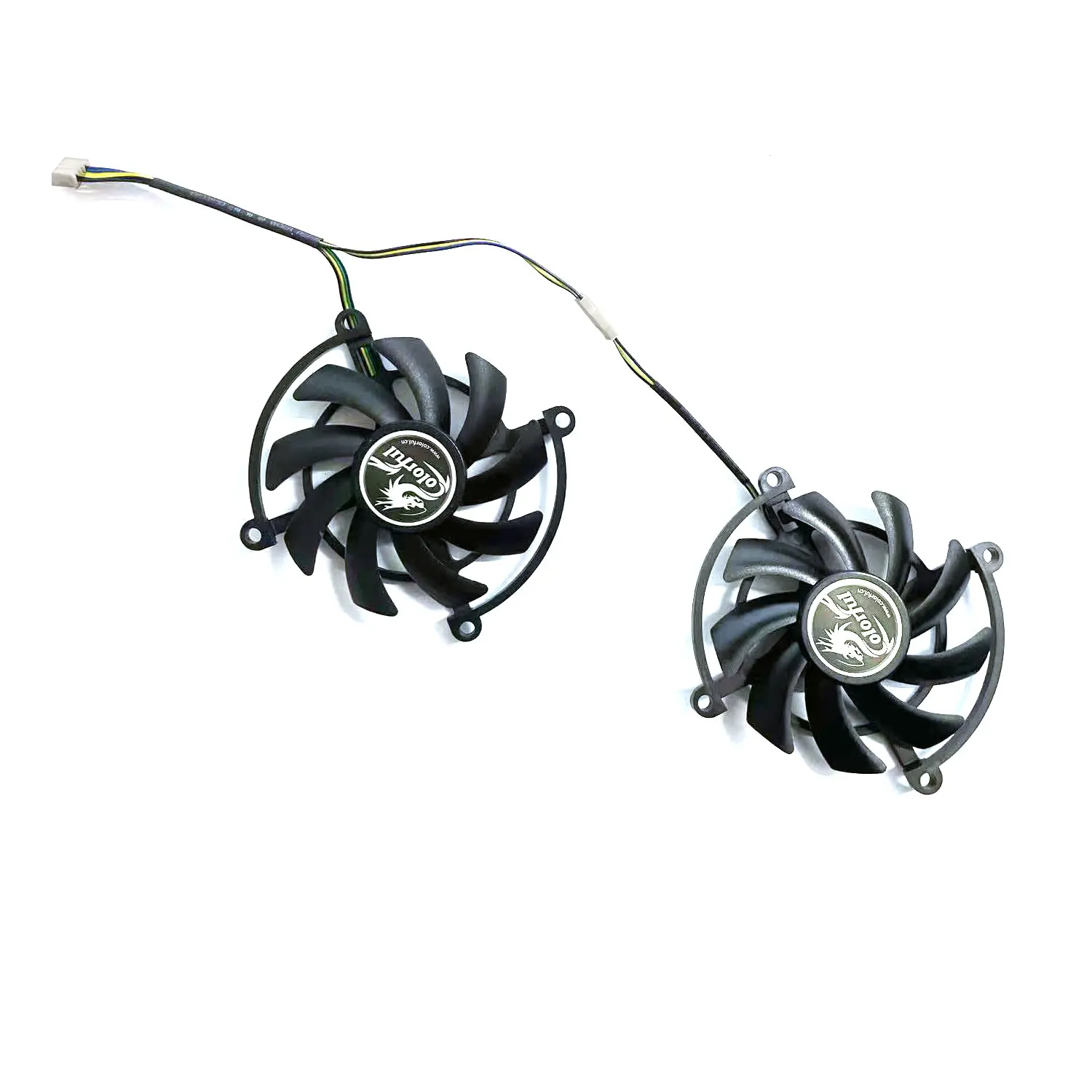 Подходит для красочной видеокарты Geforce GTX 1060 1070 85 мм 4-контактный графический