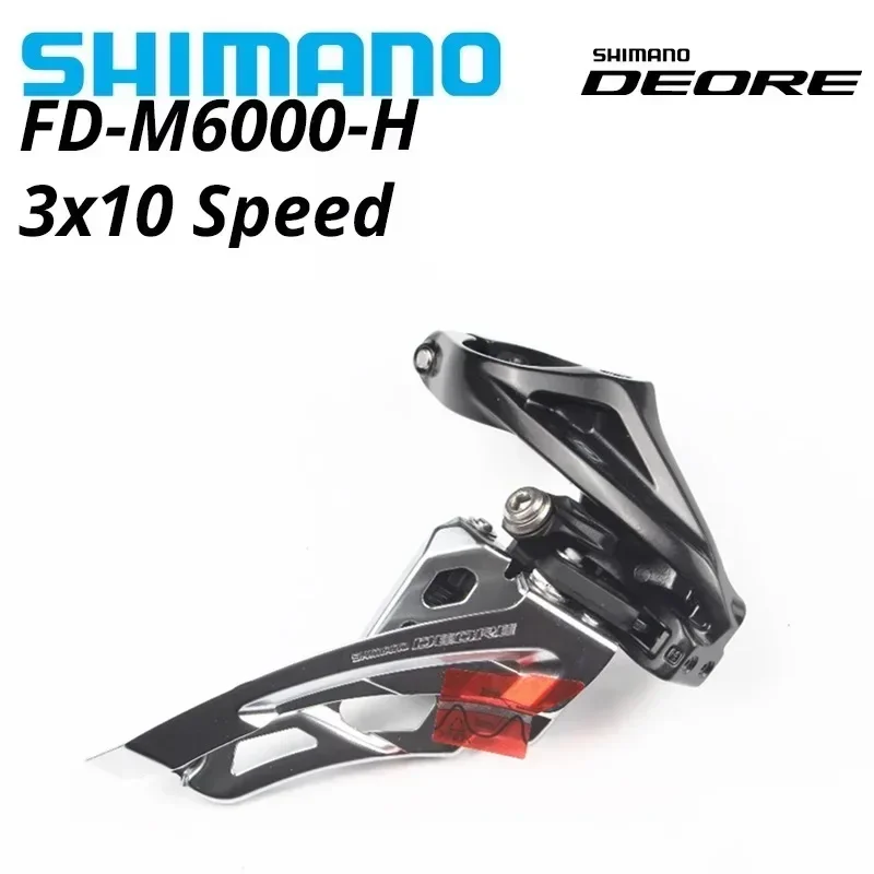 SHIMANO DEORE FD-M6000-H Передний переключатель выдвижной средний зажим M610-B MTB 3x10-скорость