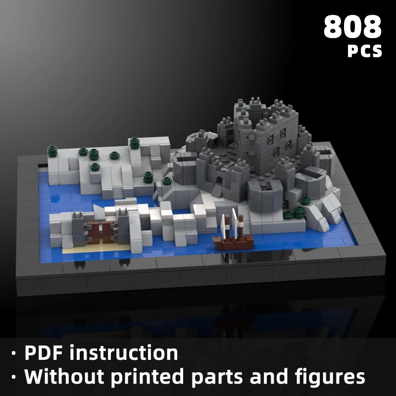 Конструктор с изображением дракона из фильма Замок