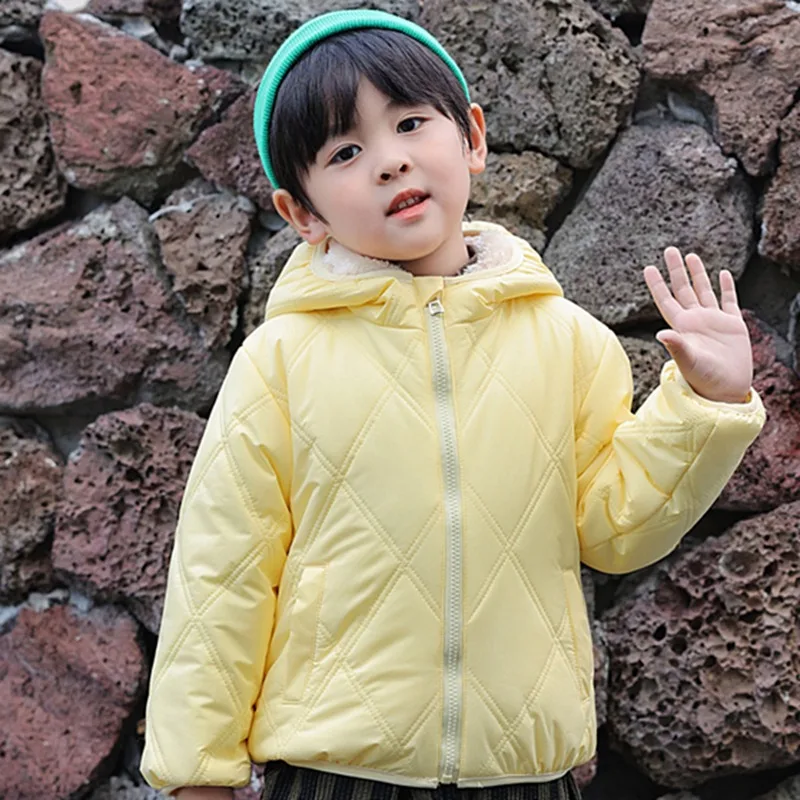 

Детская зимняя теплая верхняя одежда, детская хлопковая толстовка с капюшоном для мальчиков и девочек, Повседневная Осенняя утепленная одежда для младенцев, женский костюм