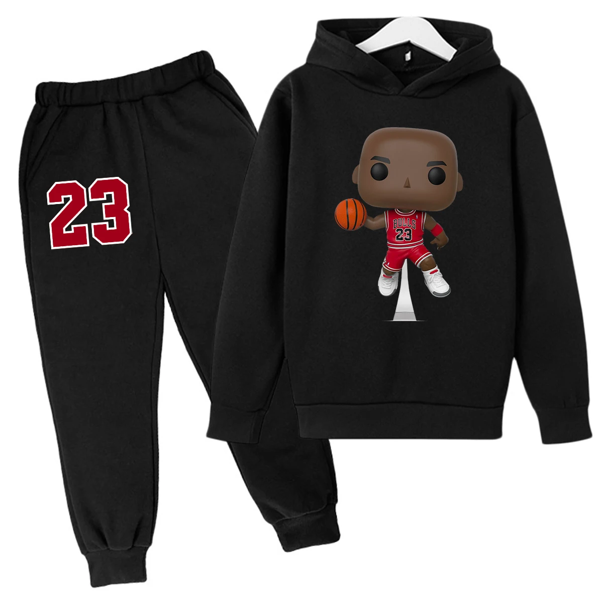 

Kids Chicago Basketball Star Casual Tracksuits Boys Girls Spring Autumn 2pcs Hoodie+Pants Suits Fashion Children Clothes Sets