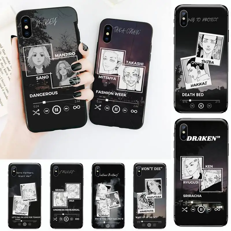 

Tokyo Revengers Phone Case for iPhone 11 12 13 mini pro XS MAX 8 7 6 6S Plus X 5S SE 2020 XR