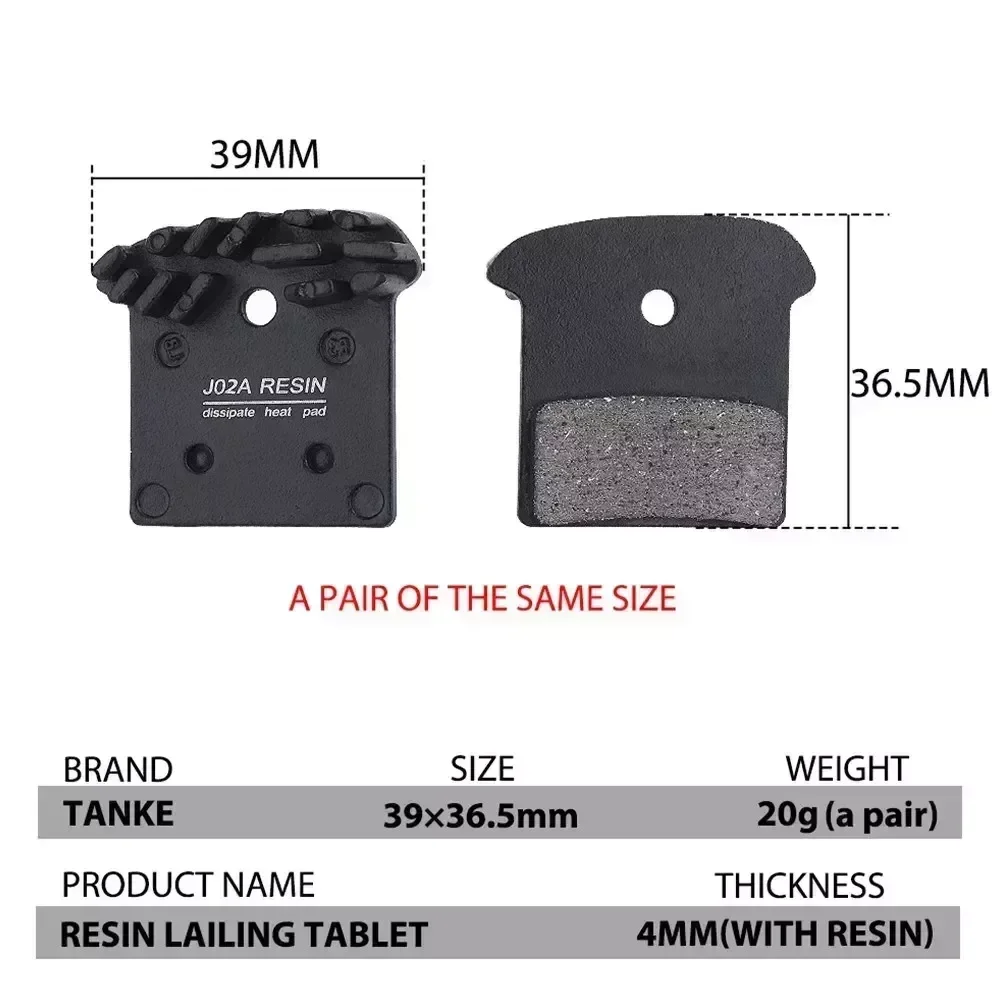 Велосипед J02A охлаждающий плавник из смолы колодки дискового тормоза Ice Tech для SLX