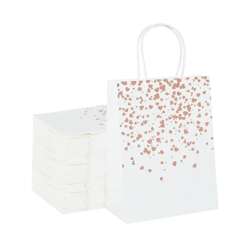 18 шт. бумажные пакеты белая подарочная упаковка для гостей свадебной вечеринки