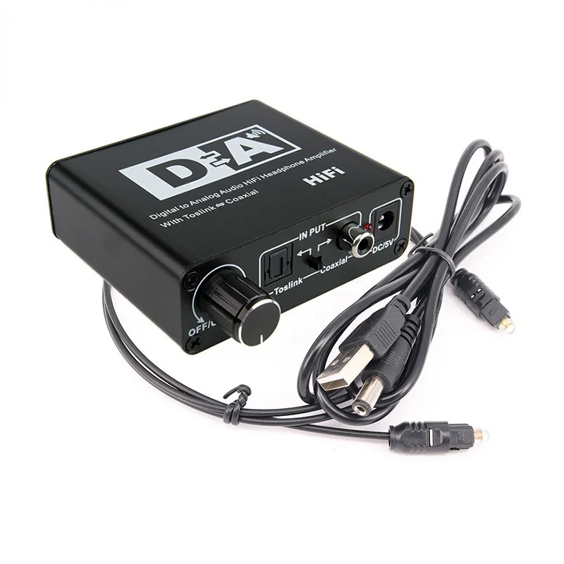 

192KHz Bidirectional Optical To Coaxial and Coaxial To Optical Toslink Switch Digital-to-analog Converter