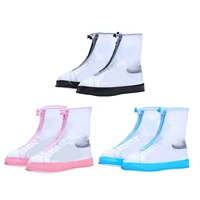 thickened waterproof silicone shoe cover shoes woman rain boots men covers outdoor anti slip reusable shoe protector covering