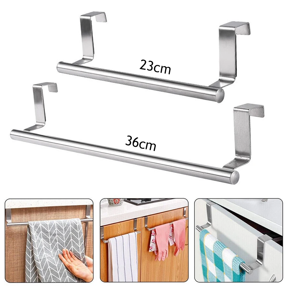 

Вешалка для полотенец из нержавеющей стали над дверью, вешалка для полотенец без перфорации, вешалка для полотенец в шкафу, вешалка для полотенец, Домашний Органайзер