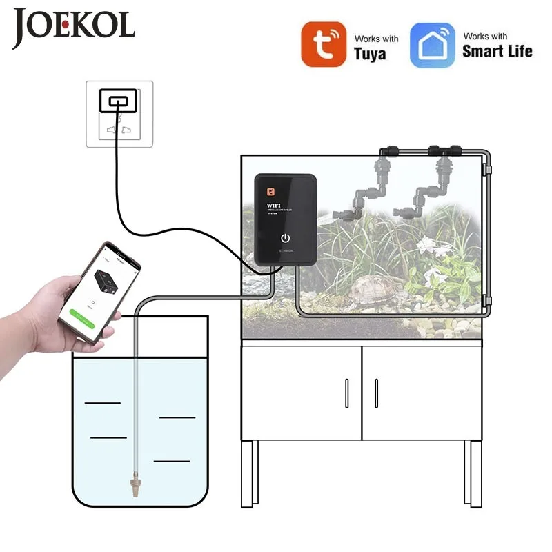 Timer Automatic Mist Rainforest Spray System Kit Sprinkler Controller