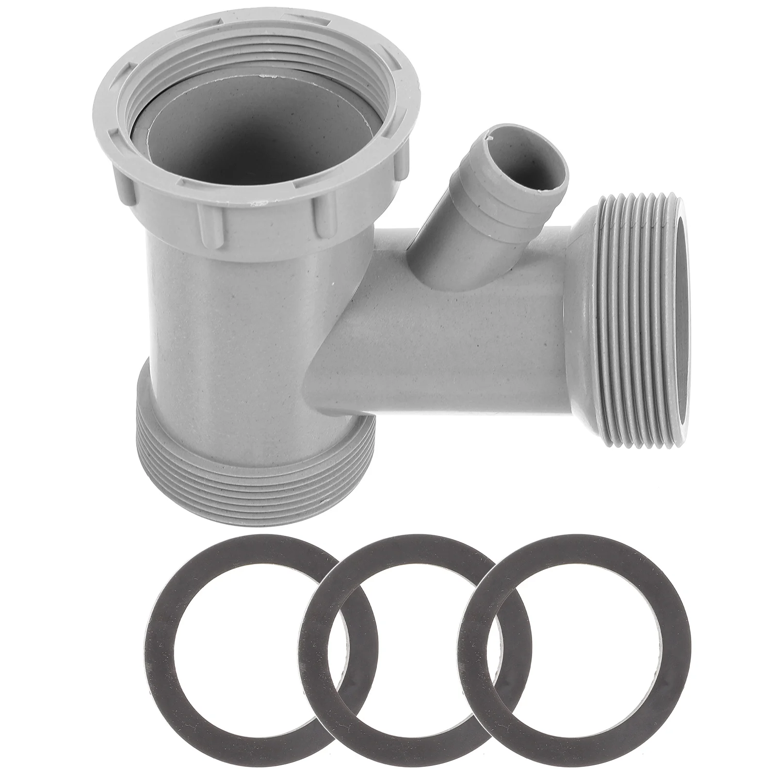 

Kitchen Sewer Branch Connector Sink Drain Pipe Y Shaped Accessory Thread Supply