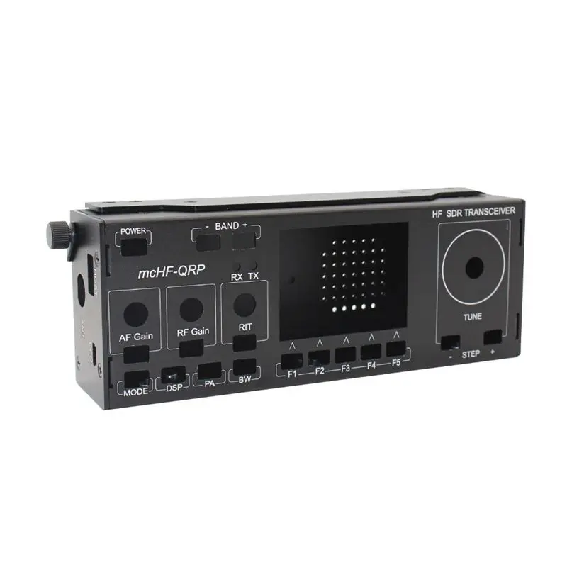 

Алюминиевая Оболочка Чехол Кнопка DIY наборы для mswiss SDR радио UI RF 0,4 0,5 + щит доска + динамик + ручка