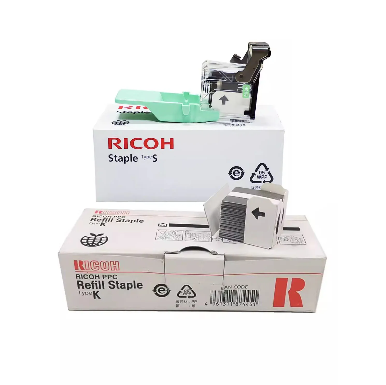Оригинальный степлер типа S сменный K для Ricoh 7500 1075 2075 7001 7502 8000 C3300 8001 3001 SR 3501 790 860 3150