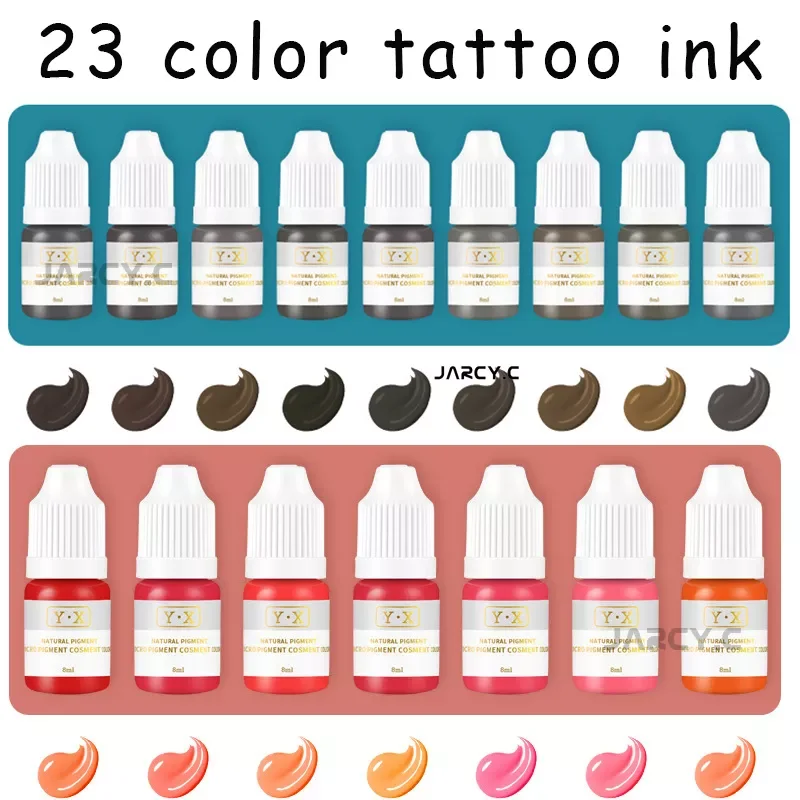

NEW Microblading Pigment Semi Permanent Makeup Tattoo Ink black Eyebrow Lips Eyeliner Color pigmentos for Tattoo Art Accessory