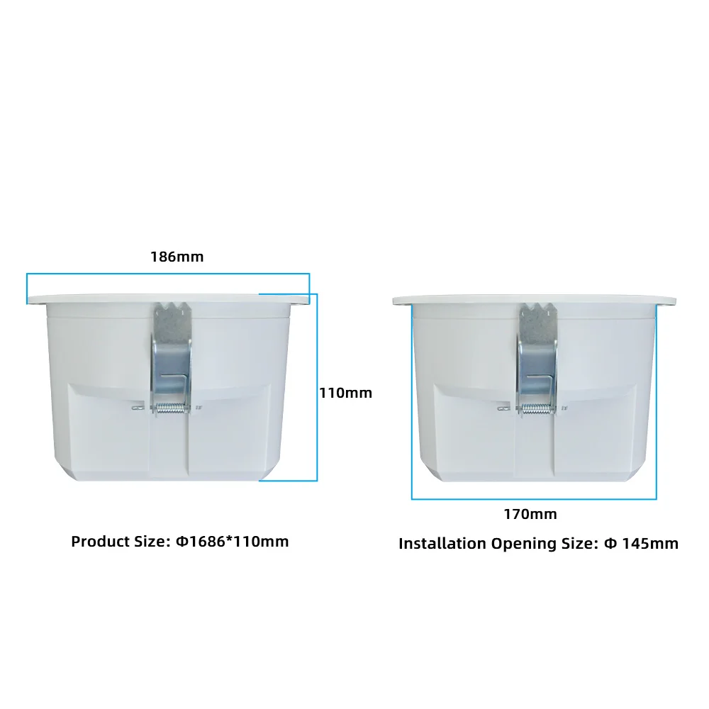 Влагостойкая и водонепроницаемая задняя крышка 6-дюймовый морской потолочный