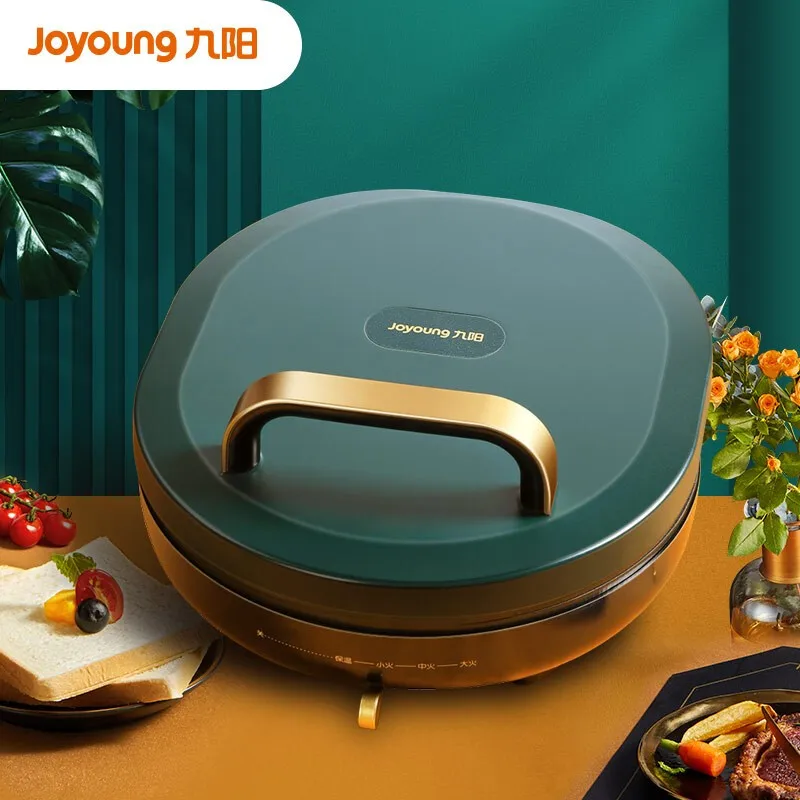 

220V Electric Cake Pan Household Double Side Heating 26mm Deep Baking Plate Sandwich Breakfast Machine Pancake Maker