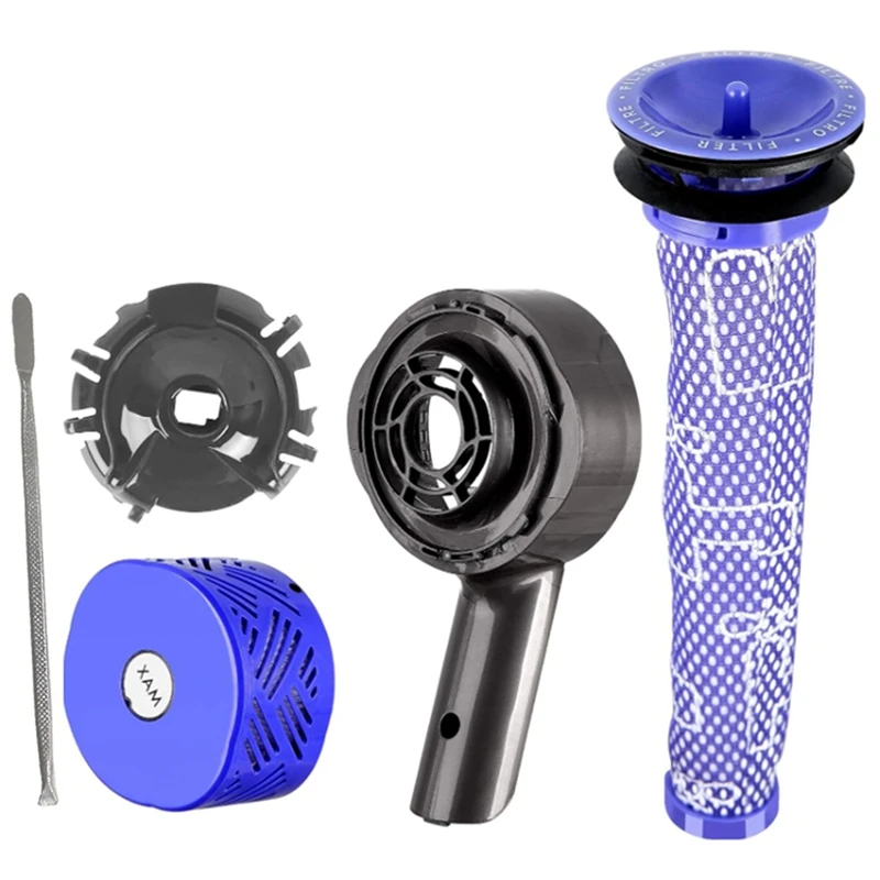 Задняя крышка двигателя + набор HEPA-фильтров предварительной и после выхлопная