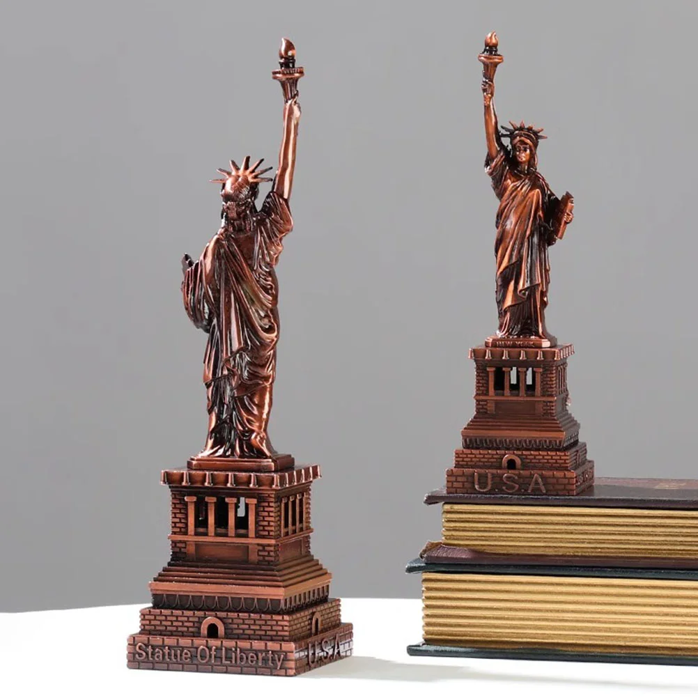 Accessories Statue of Liberty Office Vintage Decor New York Souvenirs Gifts Figure Metal for